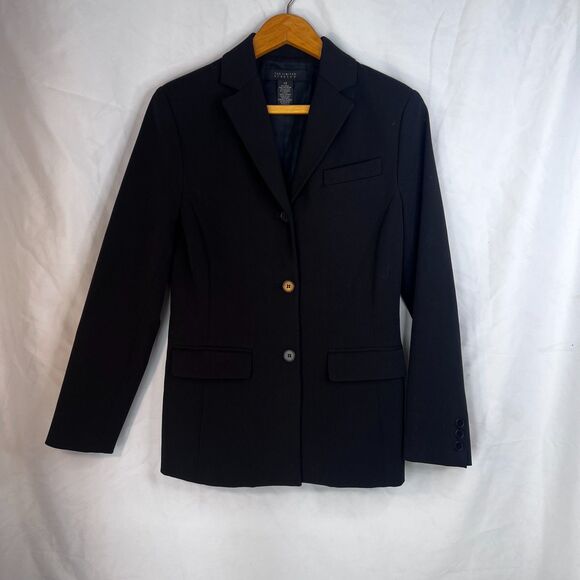 The Limited Stretch Black Elevated Basic Straight Blazer Single Breasted SZ XS - Picture 10 of 10